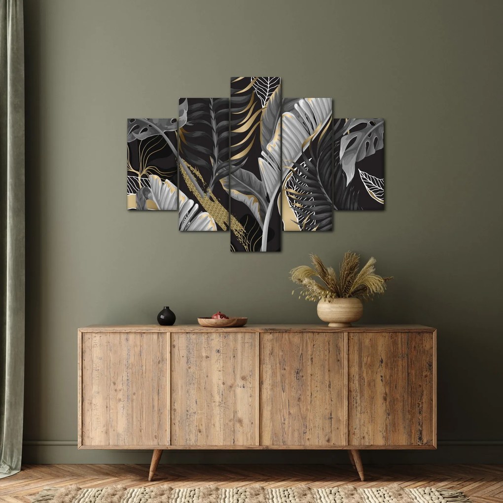 Tablou - Jungla de aur (150x105 cm)