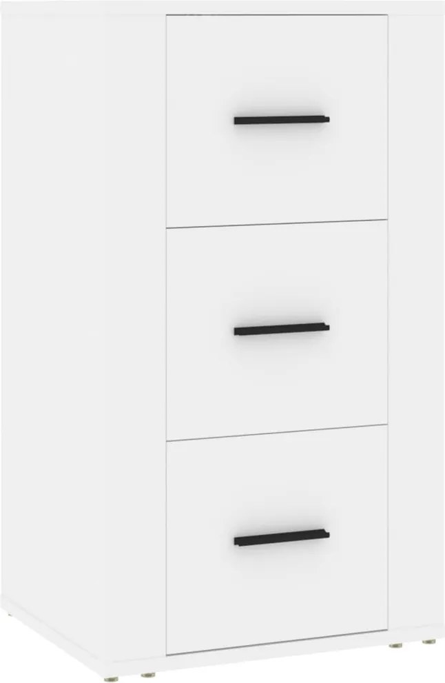 vidaXL Dulap, alb, 40x33x70 cm, lemn prelucrat