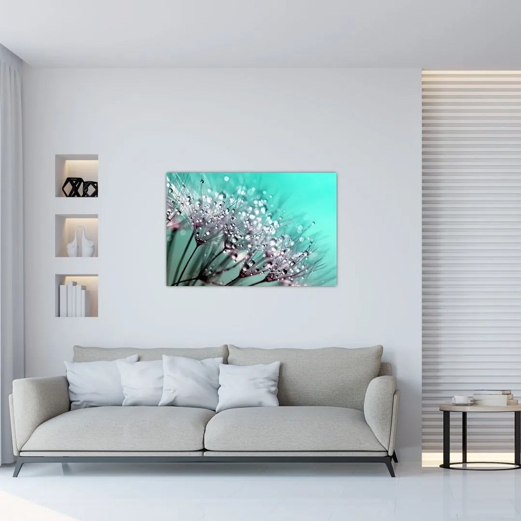 Tablou - planta cu rouă (90x60 cm)