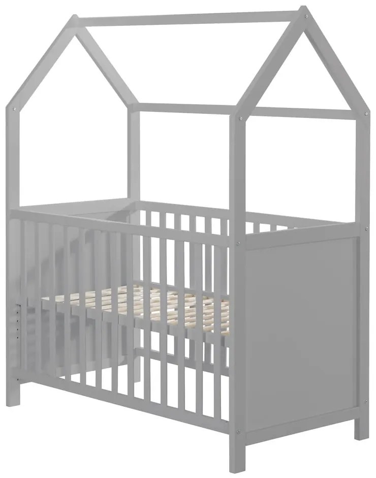 Pătuț gri 60x120 cm – Roba