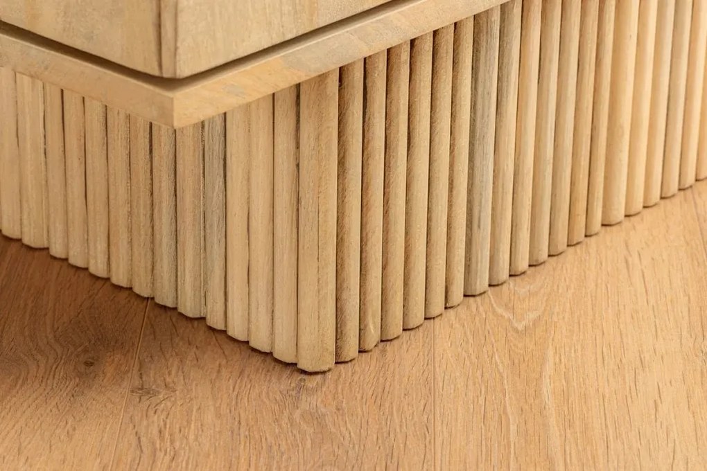 Bufet, Bar cu model optic 3D, Lemn, ART DECO 140cm