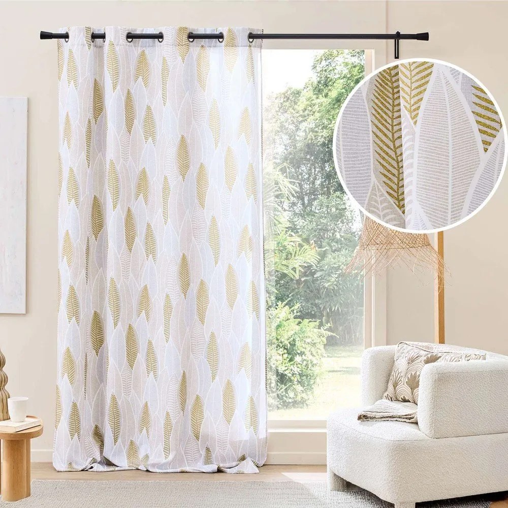 Draperie bej-aurie 140x260 cm Kim – douceur d'intérieur