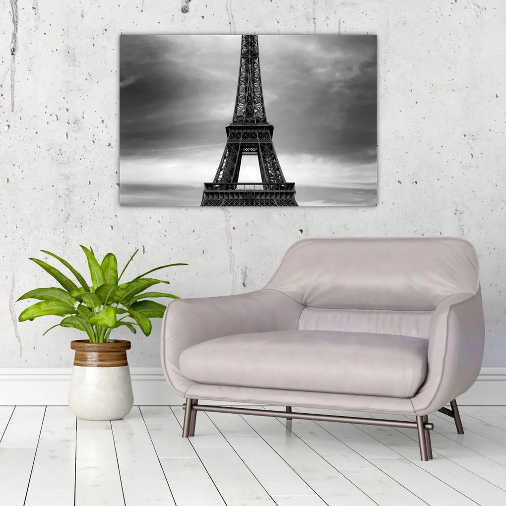 Tablou - Mașină roz în Paris (90x60 cm)