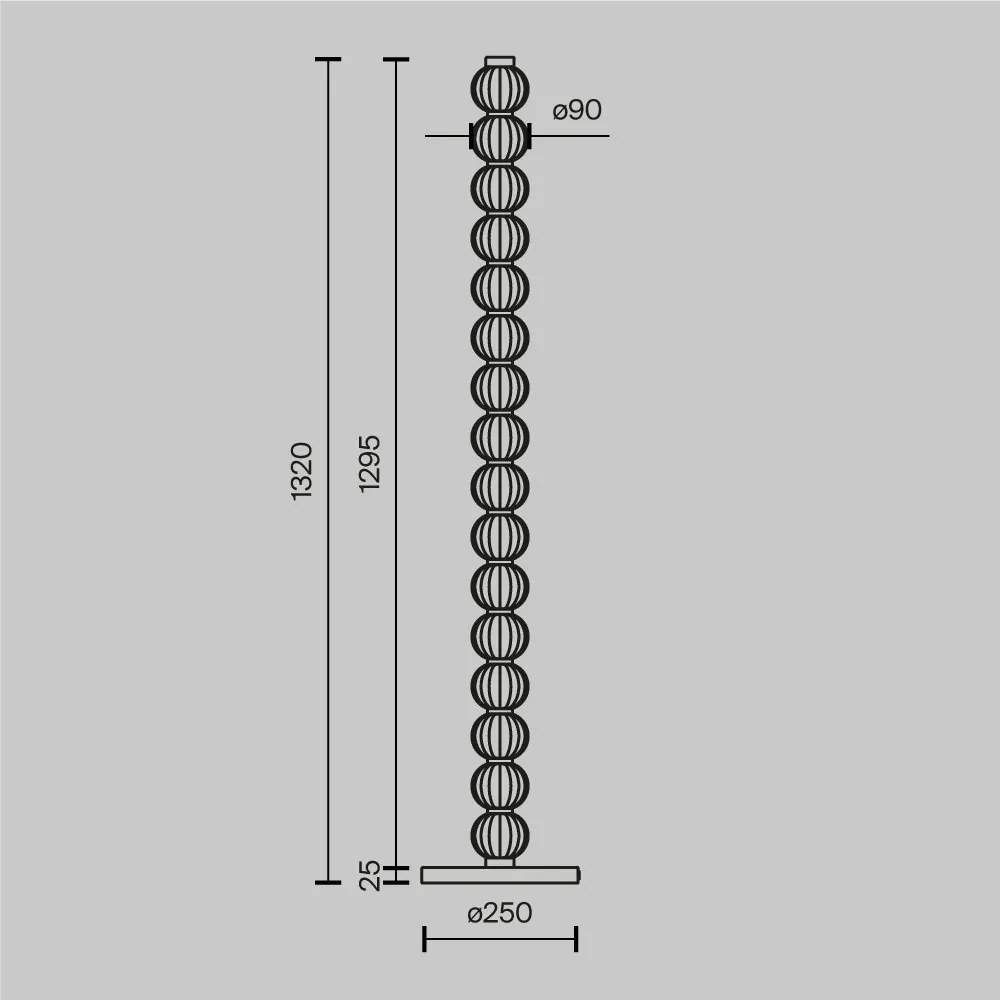 Lampadar LED/Lampa de podea design decorativ Amulet
