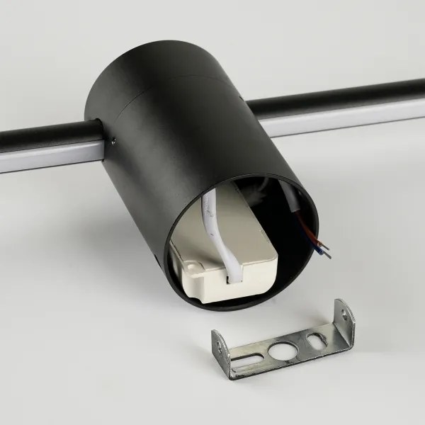 Brilagi - Aplică de perete pentru exterior AURA LED/12W/230V 4000K IP54 negru