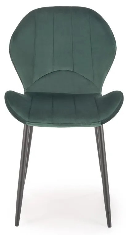 Scaun K538 velvet verde inchis H85 cm