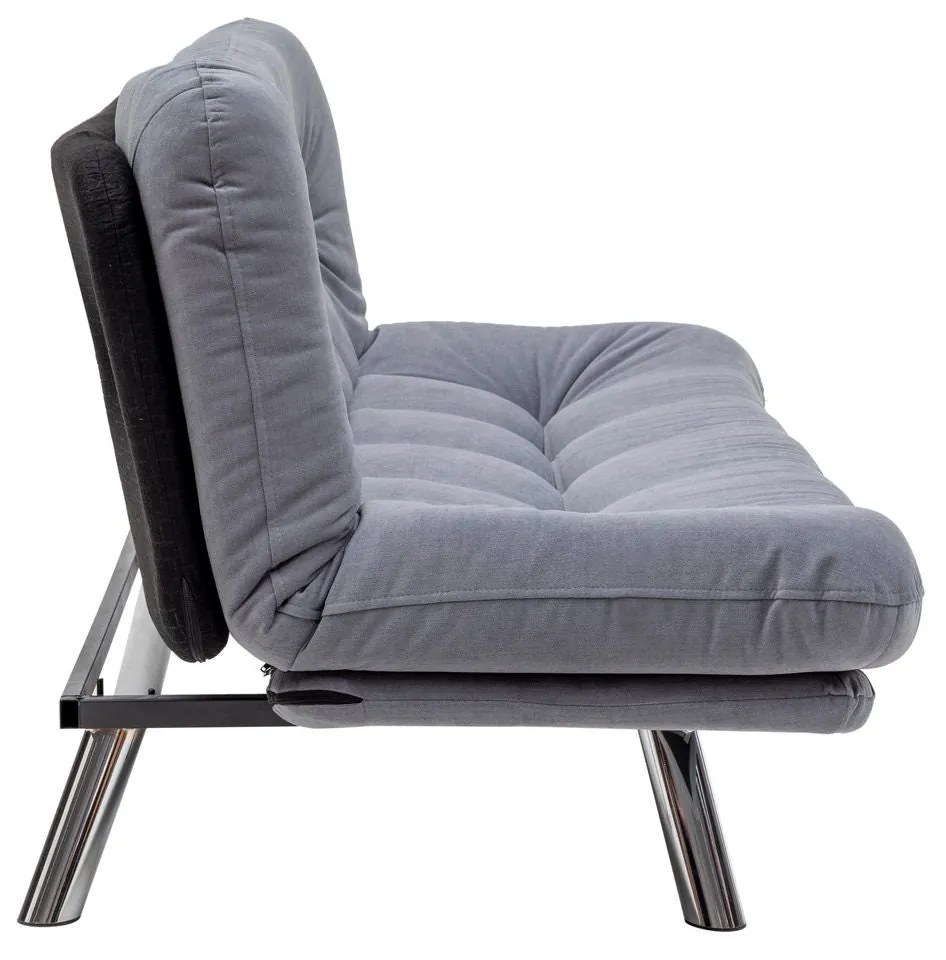 Canapea extensibilă cu 3 locuri Misa Small Sofabed-Grey Gri
