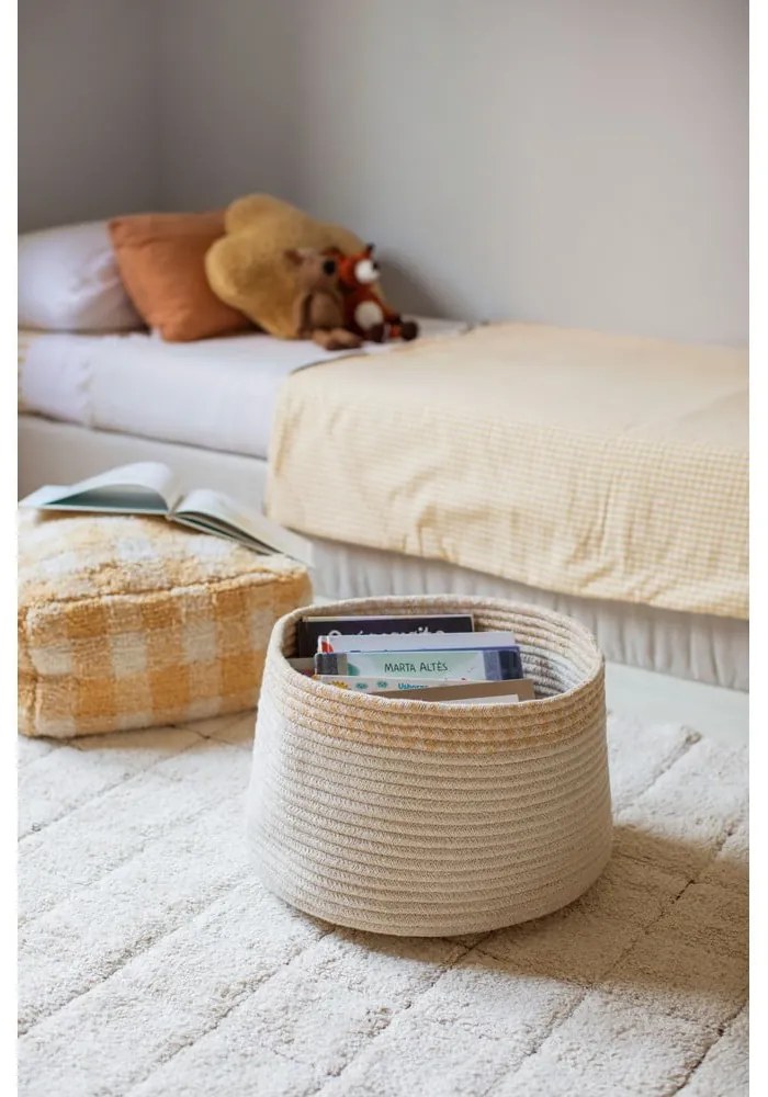 Covor crem lavabil/țesut manual din bumbac 170x240 cm Mosaic – Lorena Canals