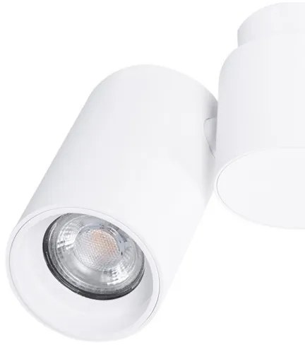 Spot modern directionabil aplicat tavan/plafon MAKALU 1 GU10 alb