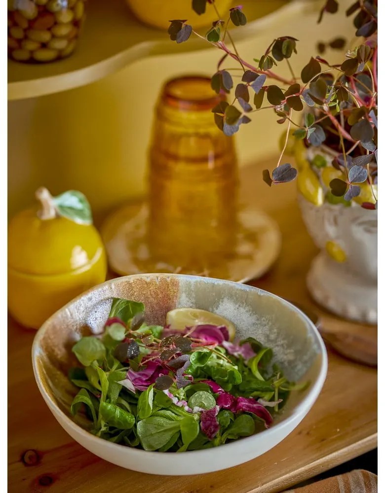 Boluri mici crem 4 buc. din gresie 625 ml Lacey – Bloomingville