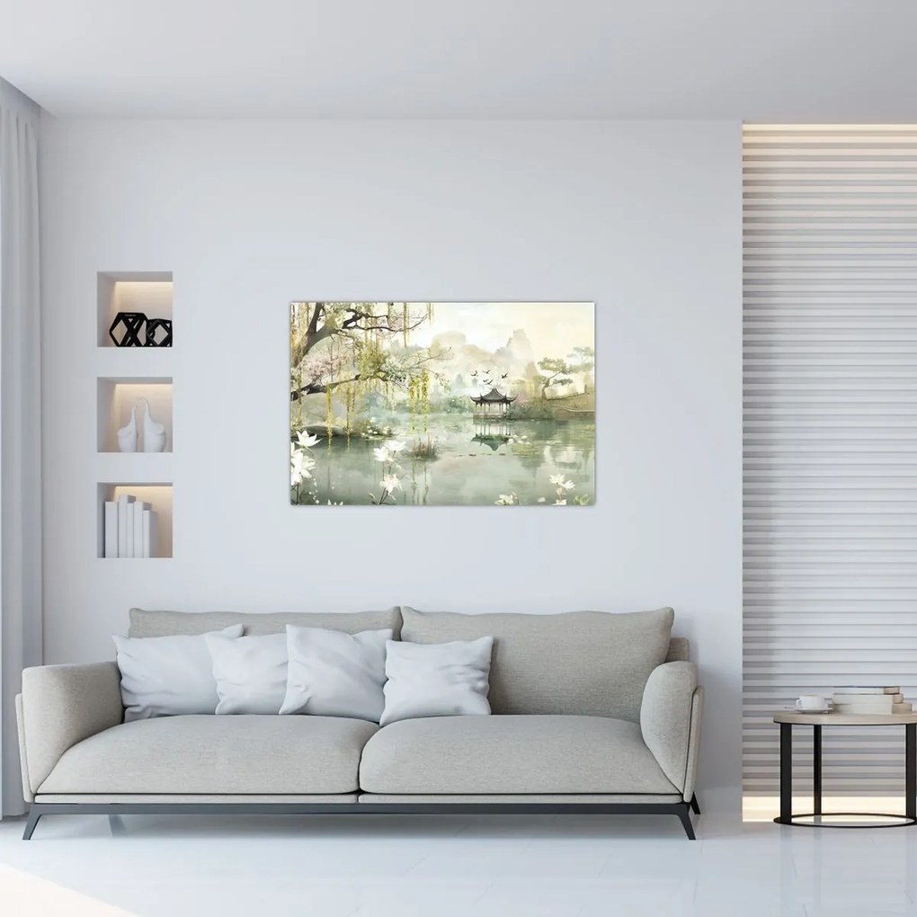 Tablou - Lac Chinezesc (90x60 cm)
