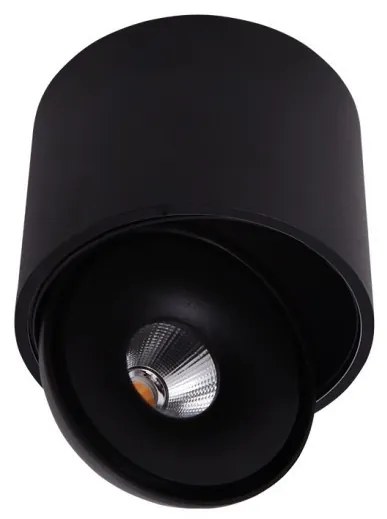 Spot LED aplicat directionabil de tavan/plafon BOSTON TUBE negru ZZ AZ3468