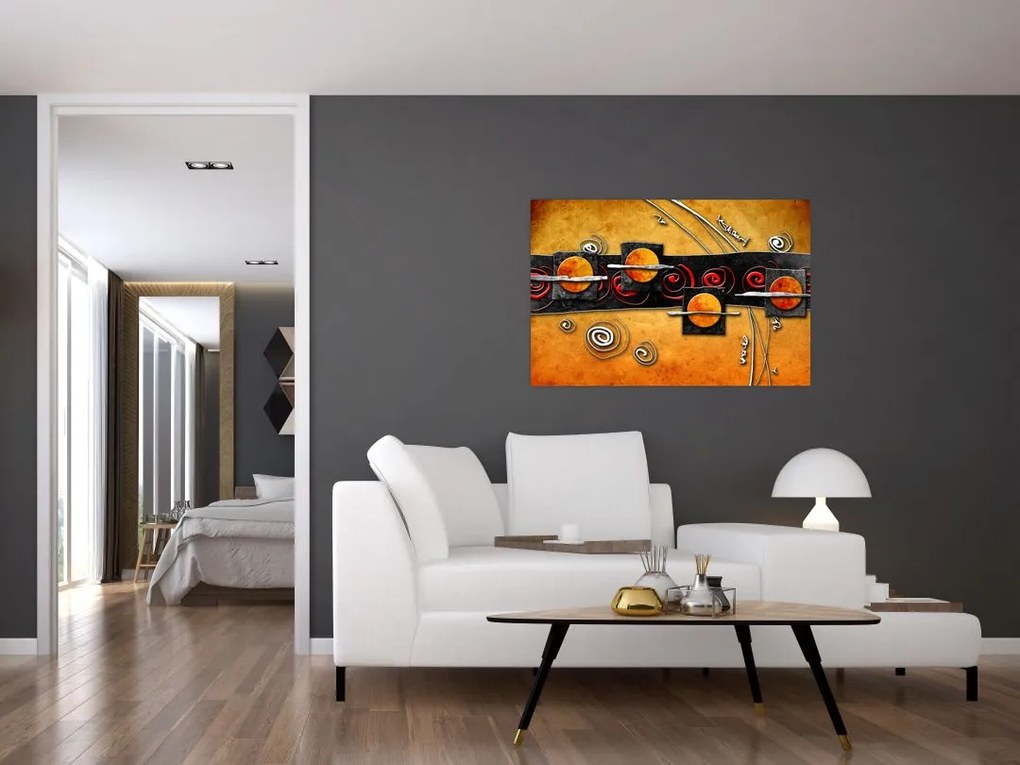 Tablou abstacției - Panete (90x60 cm)