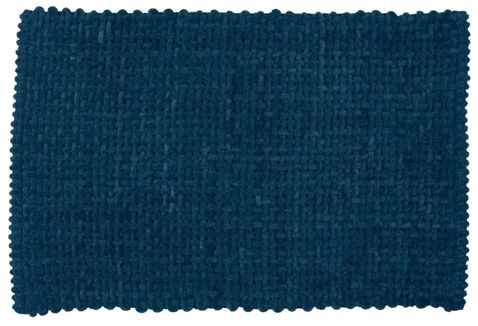 Covoraș de baie albastru închis din material textil 50x80 cm Covelo – Wenko