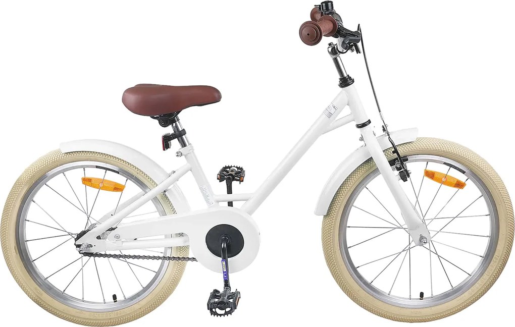 vidaXL Bicicletă pentru Copii 22 Inci pentru 7-12 ani Alb