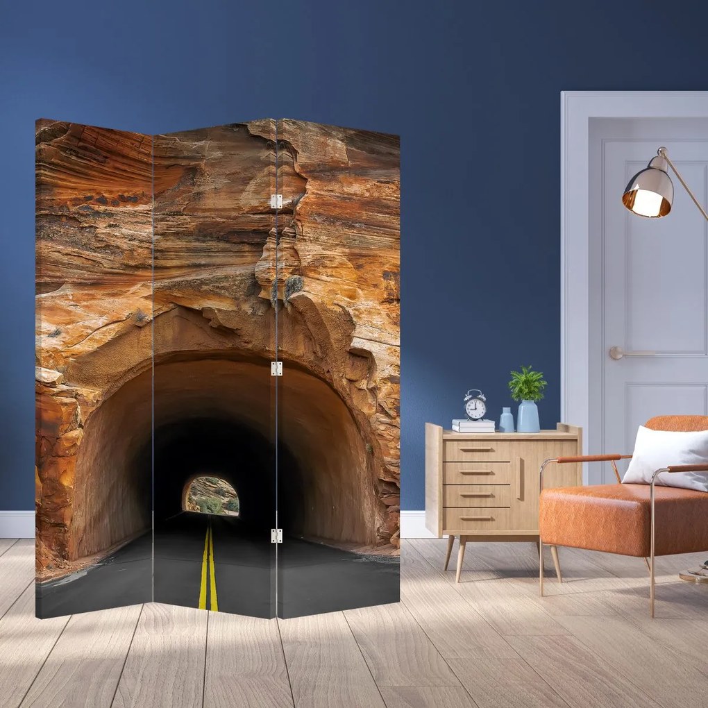 Paravan - Tunel în stâncă (126x170 cm)