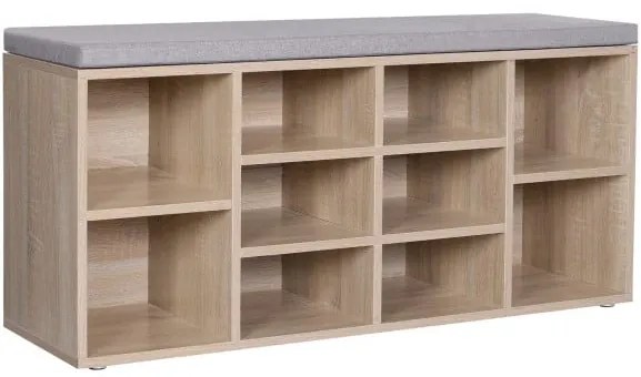 Raft Pantofi Natur, 104 x 30 x 48 cm