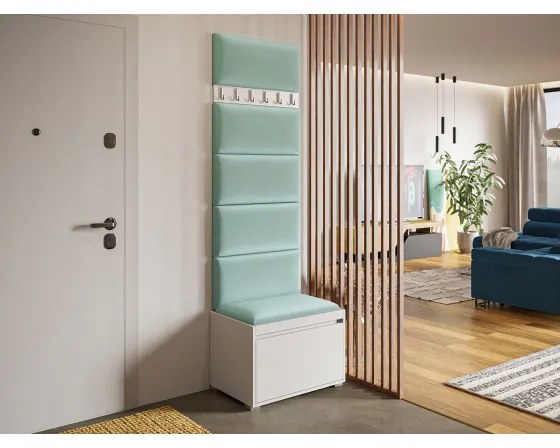Mobilier pentru hol Kendora 60 (cu 6 buc panouri tapițate Pazara 60x30) (manila 11). 1054017