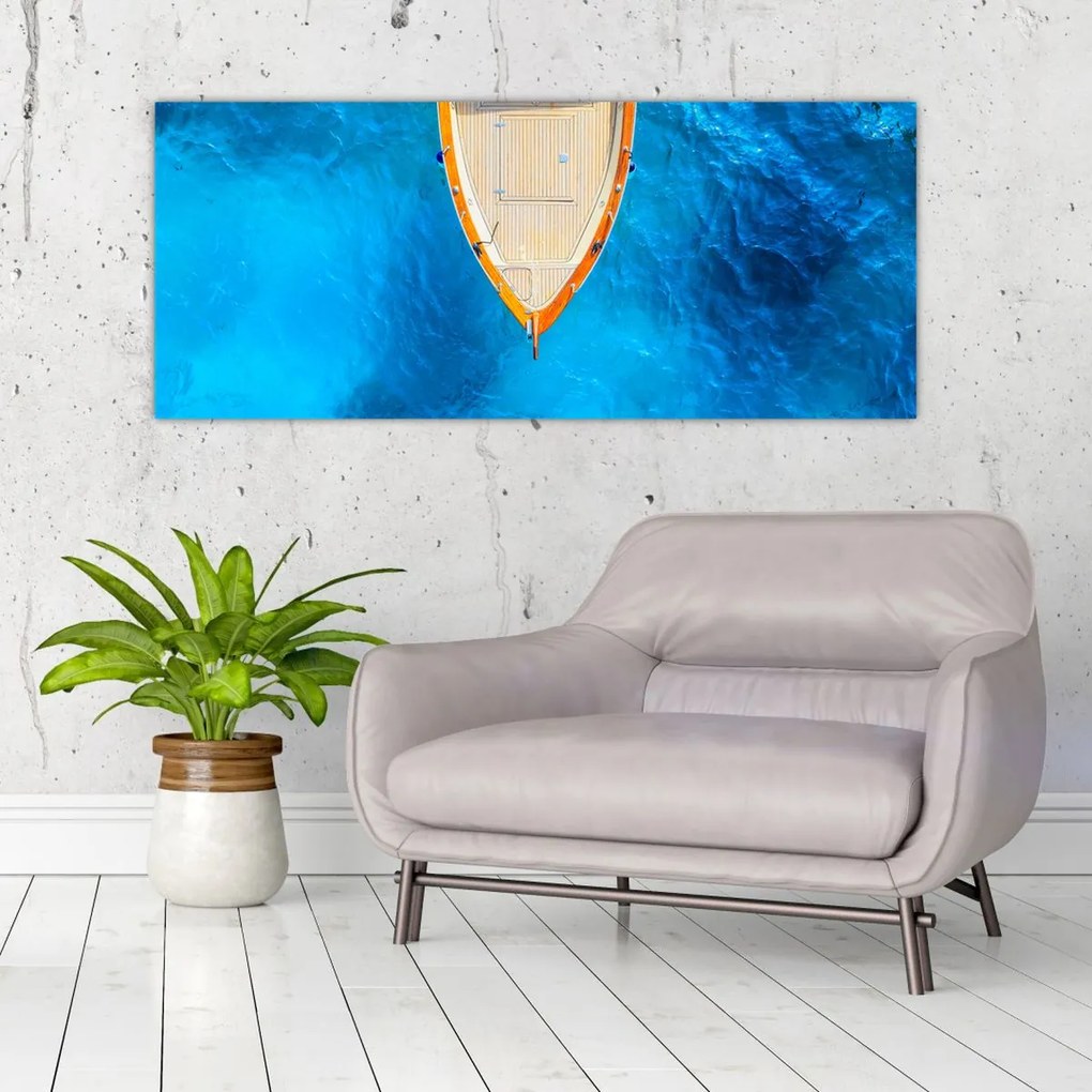 Tablou - Barca de vară (120x50 cm)