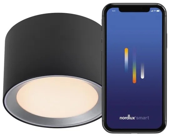 Spot LED dimabil pentru baie Nordlux LANDON SMART LED/8W/230V IP44 negru