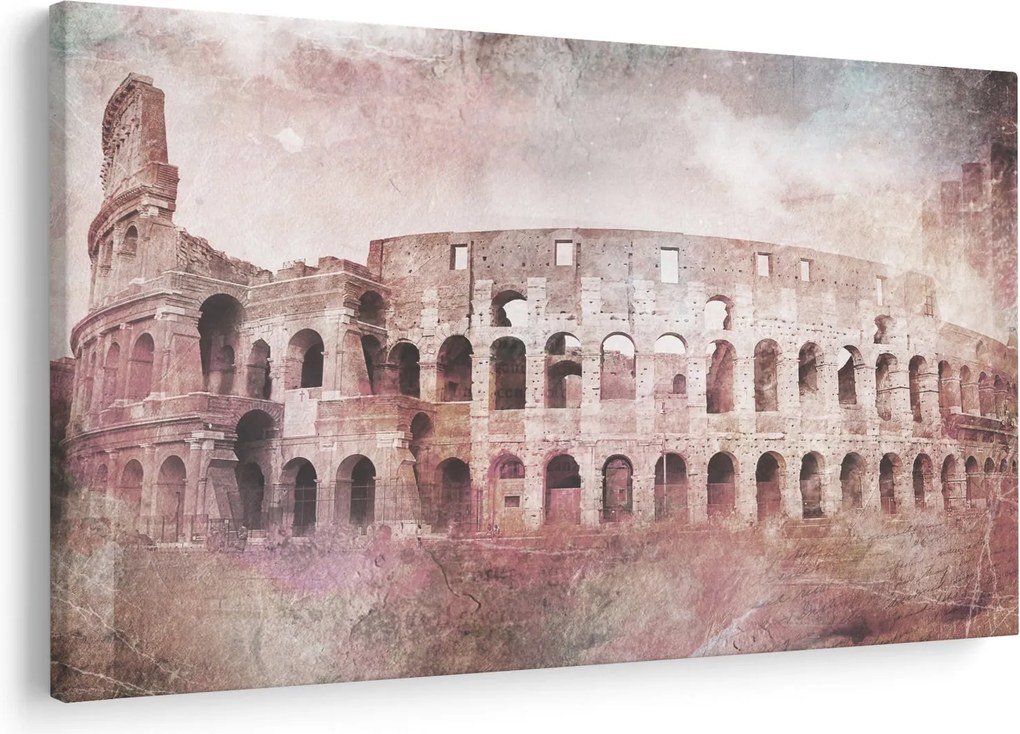 Tablou - Carte poștală de epocă a orașului N⁰2 (90x60 cm)