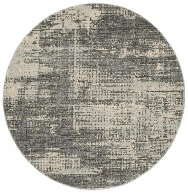 Covor Calvin Klein CK953, Rotund, 122x122 cm. Grey Beige