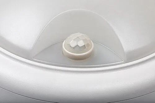 Aplica LED cu senzor iluminat exterior IP54 Hitura alb