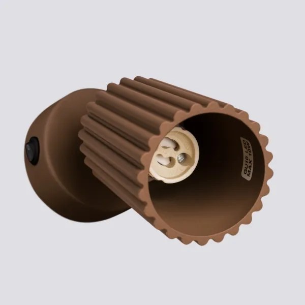 Brilagi - Aplica spot de perete LED CRESTO 1x GU10/10W/230V, maro