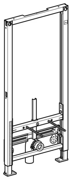 Set rezervor incastrat si cadru bideu, Geberit Duofix, set de fixare si set izolare fonica