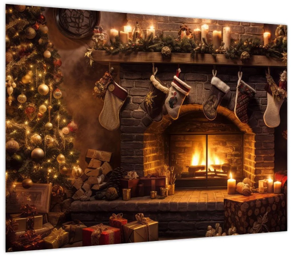 Tablou - Atmosfera de Crăciun (70x50 cm)