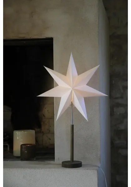 Markslöjd 706214 - Decorațiune de Crăciun SPERANZA, 1xE14/6W/230V, Ø 45 cm, pin/crem.