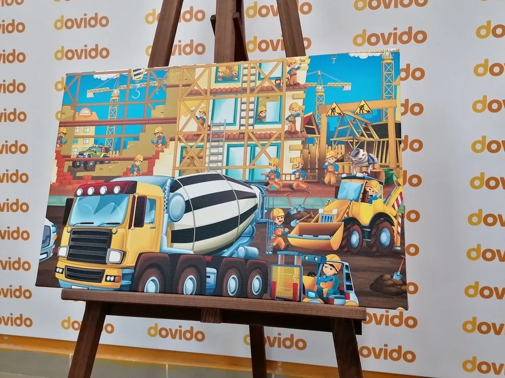 Tablou utilaje în construcție
