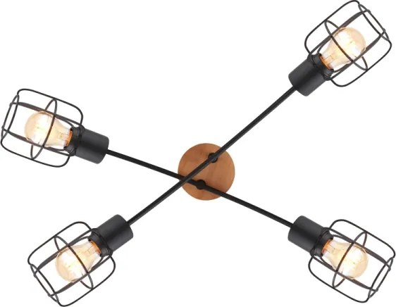 Globo 54037-4D - Lustră aplicată WILLA, 4xE27/40W/230V