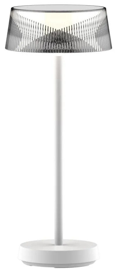 Lampă LED dimabilă de masă CASABLANCA LED/3,4W/5V USB 3600 mAh IP44 alb