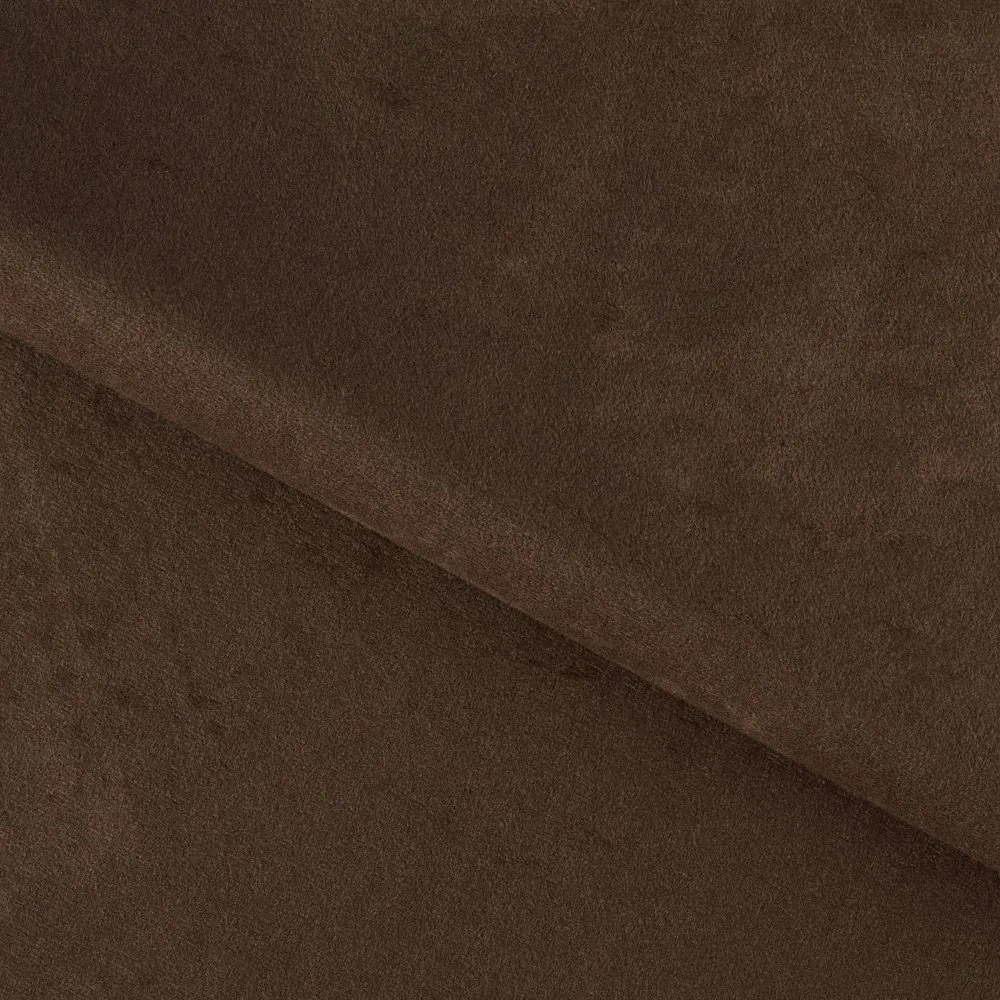 Pat galben ocru/maro tapițat/din placă aglomerată de lemn cu spațiu de depozitare cu saltea 80x190 cm Parys – ELTAP