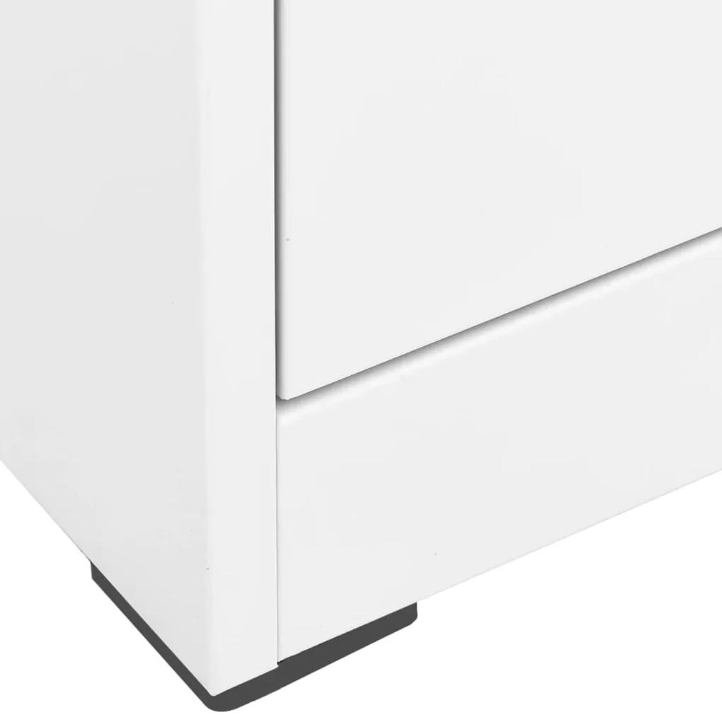 Fiset, alb, 46x62x102,5 cm, otel Alb, 46 x 62 x 102.5 cm