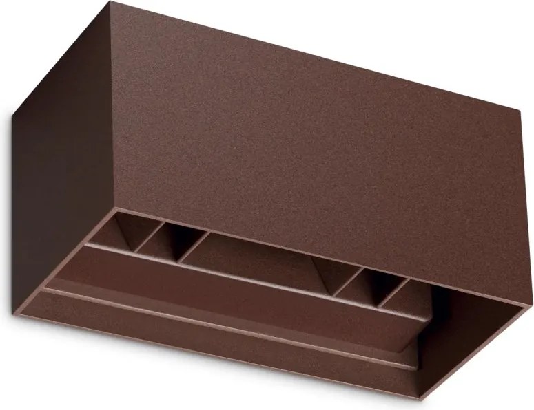 Aplica LED exterior ambientala IP54 ATOM AP D20 COFFEE 4000K