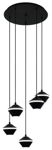 Eglo 98683 - Candelabru LED PERPIGO suspendat pe cablu, 5xGU10/5W/230V