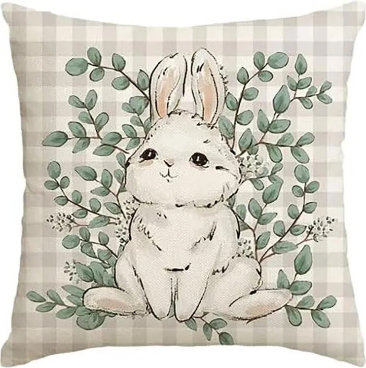 Fata de perna din in HOPELLE 45x45 cm, colorat