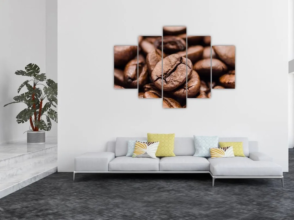 Tablou - Boabe de cafea (150x105 cm)
