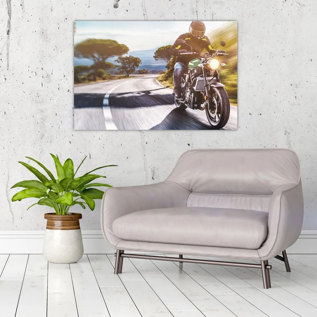 Tablou - Motociclist (90x60 cm)