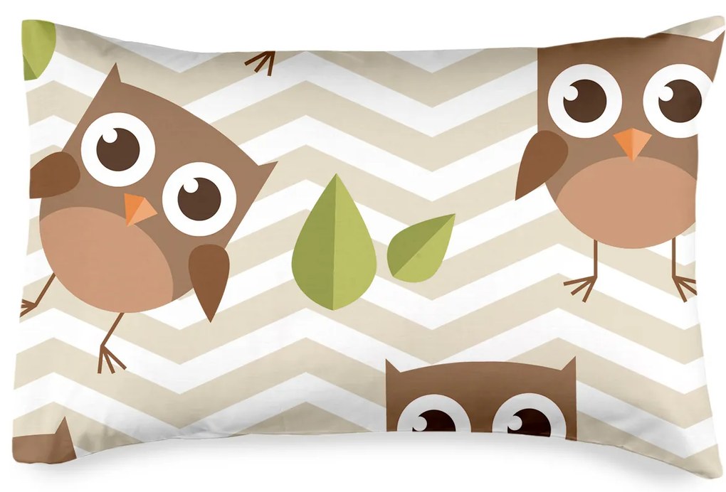 Față de pernă 4Home Bufnițe, 50 x 70 cm, 50 x 70 cm