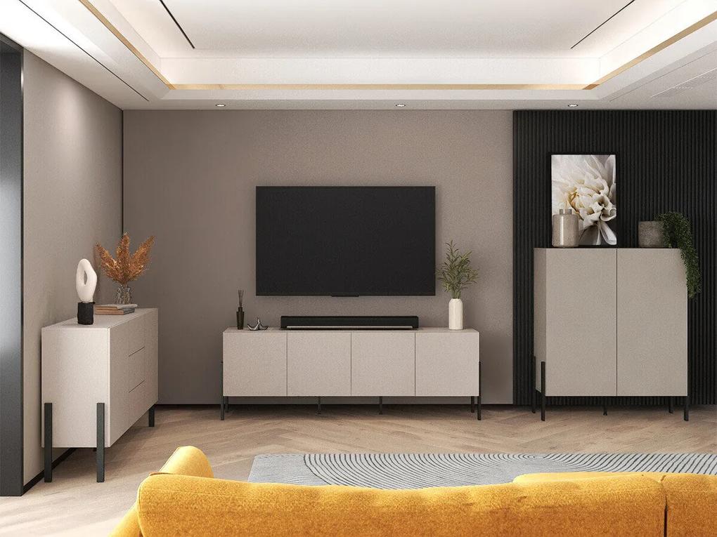 Camera de zi Austin BE105Cașmir, Cu comodă TV, Cu componente suplimentare, Părți separate, PAL laminat, 154 kg