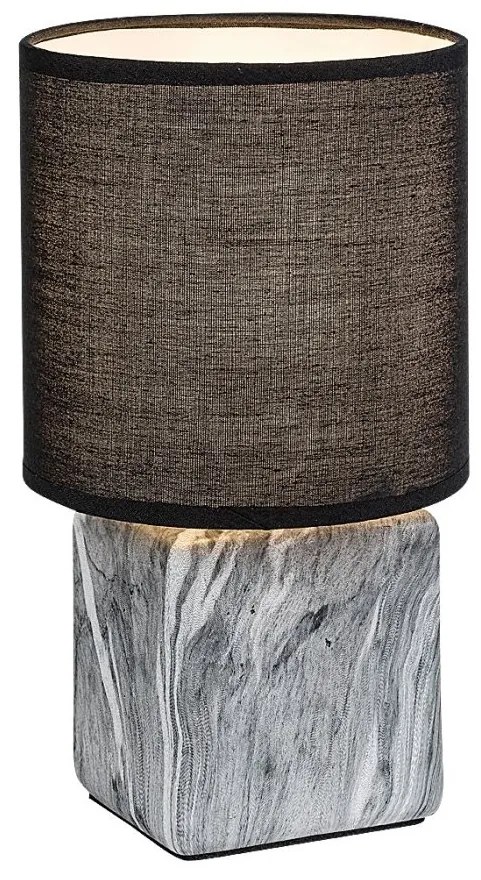 Lampa de masa decorativa marmura/negru Nalisa