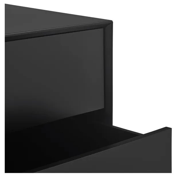 Dulap negru 120x140x45 cm Platt – Teulat