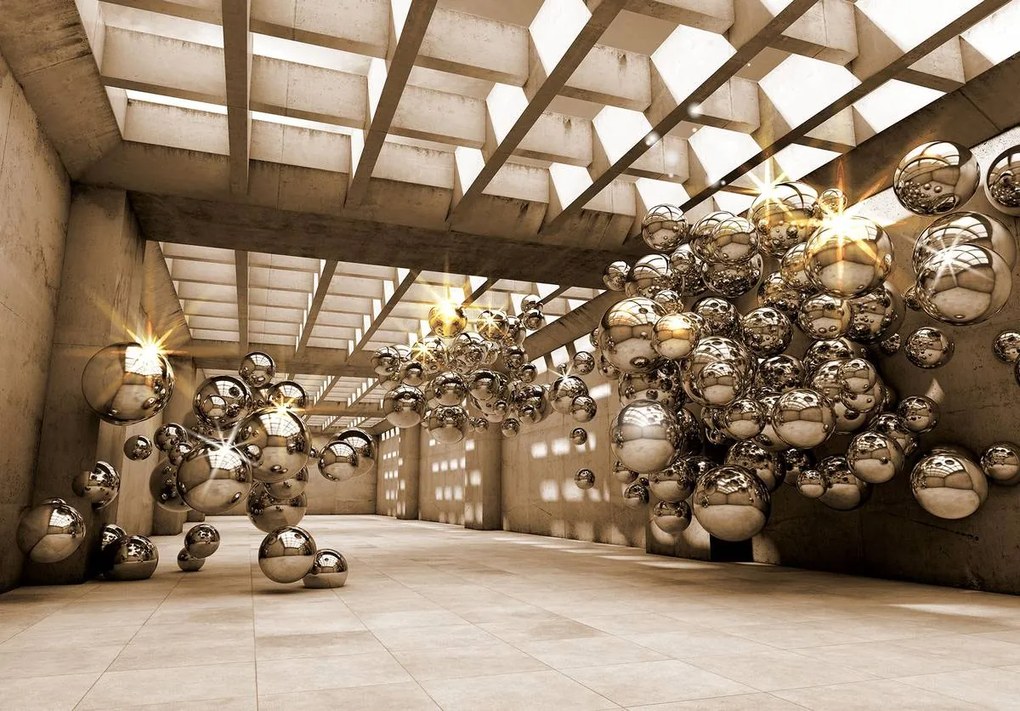 Fototapet - Modernă - 3D arhitectură (254x184 cm)