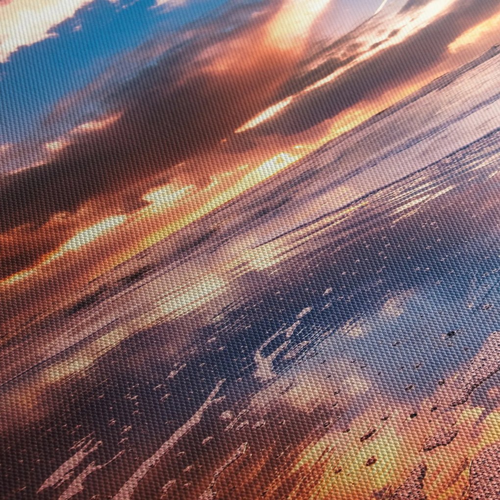 Tablou - Plaja de seară (120x50 cm)