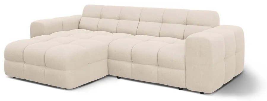 Colțar bej (cu colț pe partea stângă, cu șezlong) Kendal – Micadoni