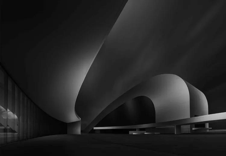 Niemeyer Space Fototapet, (104 x 70.5 cm)