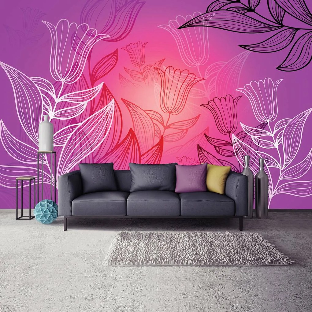 Fototapet - Flori (254x184 cm)